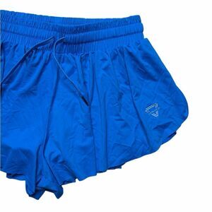 Luogongzi Blue Women's Athletic Shorts Size Medium